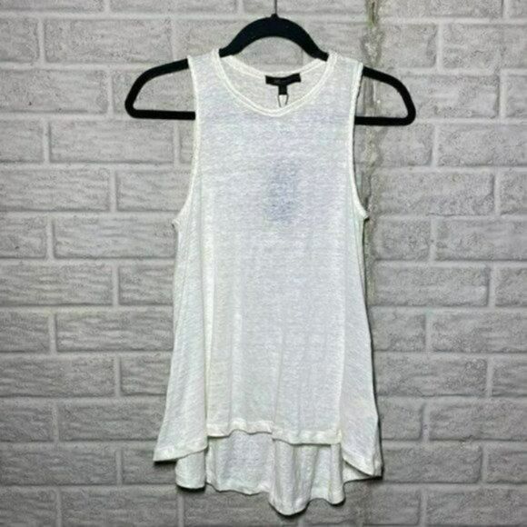 NWT MSRP $98 Frye Linen Swing Tank Top Women's Size XS - Picture 4 of 9